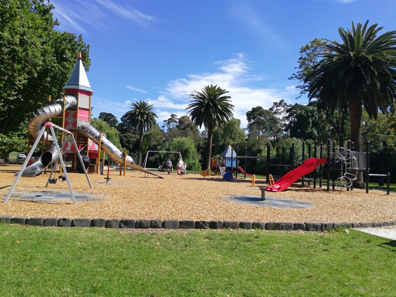 Coburg Lake Reserve playground walk Walking Maps