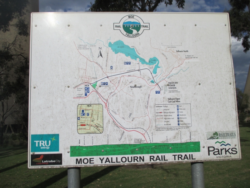 Moe Yallourn Rail Trail Walking Maps